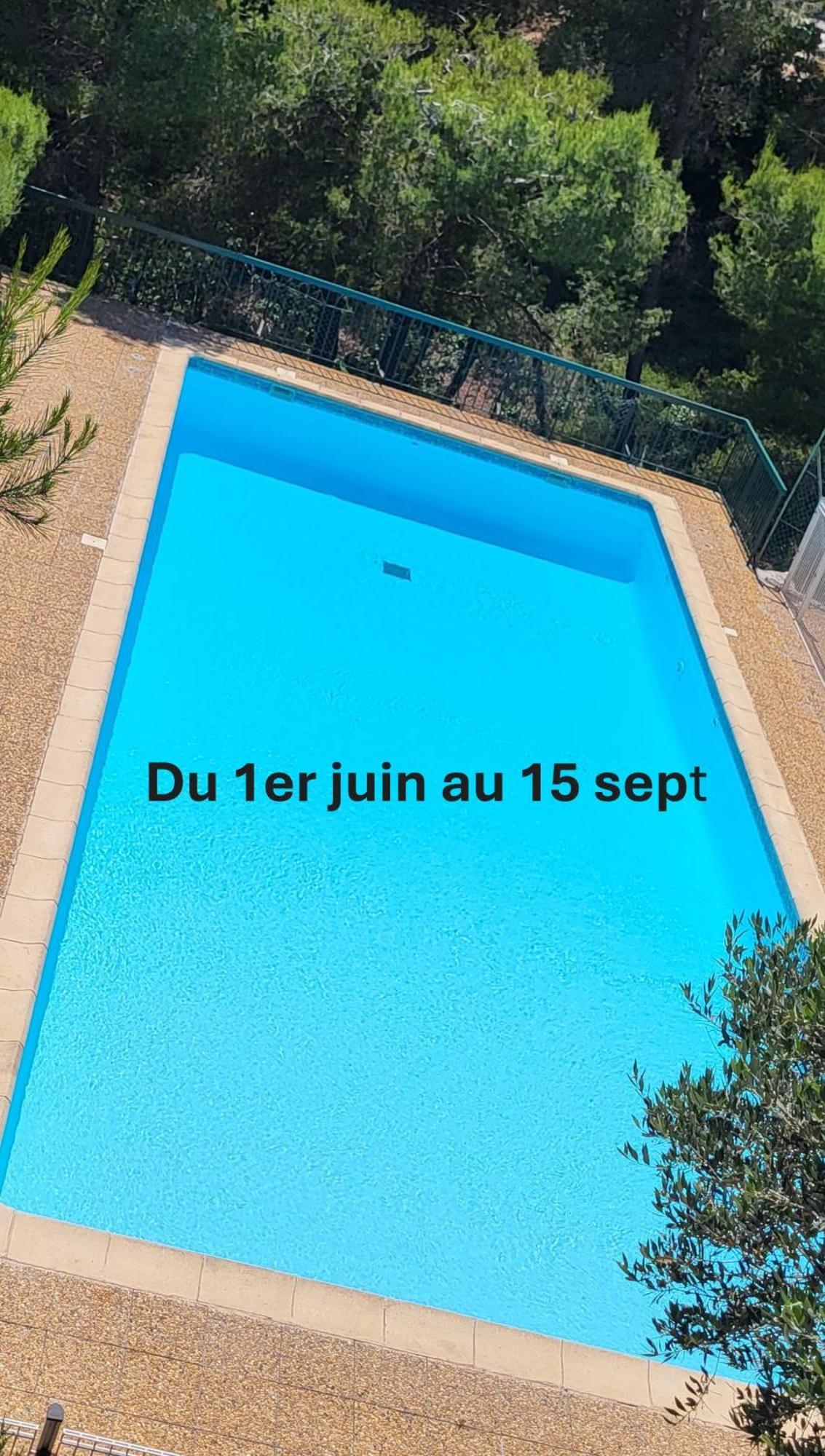 Appartement En Residence Avec Piscine Bandol Dış mekan fotoğraf